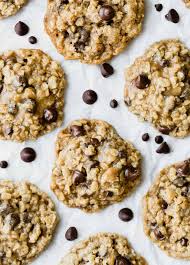 The perfect treat for kiddos and adults! Oatmeal Chocolate Chip Cookies With Molasses Salt Baker