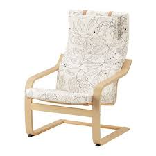 Poang Vislanda Black White Armchair Cushion Ikea Oak Armchair Chair Cushions Armchair