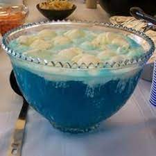 Baby Blue Punch Recipe Blue Punch Recipe Blue Party Punches Punch Recipes