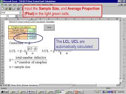 T T20 03 P Chart Control Limit Calculations Purpose Allows