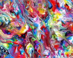 Fluid Painting 99 2015 By Mark Chadwick Fluid Painting Cross Paintings Flow Painting