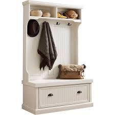Many entry hall tree are designed with multiple hooks that can hold not only coats and jackets but also hats and accessories. Hall Trees Wayfair