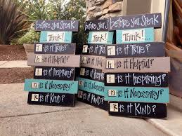 Before You Speak Think Classroom Wood Sign Etsy Wood Signs Teacher Signs Shabby Chic Classroom