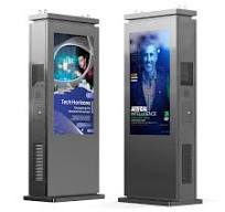 Street Waterproof Outdoor LED Display Digital Signage P4 LED Screen Light  Box