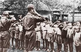 Dalam organisasi peta ini para pemuda bangsa indonesia dididik atau mendapatkan latihan kemiliteran dari pasukan jepang. Doktrin Perjuangan Dari Saudara Tua