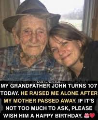 Join us 👉 Old Age Ladies MY GRANDFATHER JOHN TURNS 107 @GOD IS ALWAYS GOOD  TODAY. HE RAISED ME ALONE AFTER MY MOTHER PASSED AWAY. IF IT'S NOT to MUCH  MUCH to