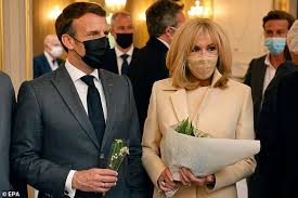 Brigitte trogneux macron wife of emmanuel macron a member of the socialist party and the youngest presidential candidate. Emmanuel Macron And Wife Brigette Attend Lily Of Valley Ceremony At Elysee Palace Ali2day