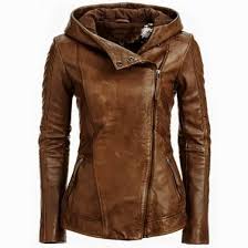 Brown Stylish Leader Jacket For Girls Leather Jacket With Hood Leather Jackets Women Leather Jacket