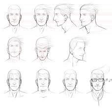 Male Face Study By Angelus Tenebrae On Deviantart Male Face Drawing Face Drawing Reference Face Drawing