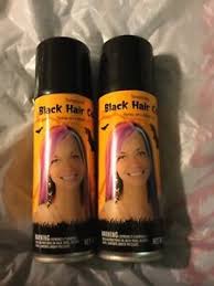 Get the can of spray paint and point it towards your hair then spray. Halloween 2 Pcs Black Hair Color Temporary Spray Vampire Witch Zombie New Lot Ebay