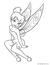 Hello and welcome to the fantastic world of tinkerbell coloring pages. Tinkerbell Black And White Tinkerbell Coloring Page Central Wikiclipart