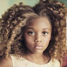 Beautiful Sandy Brown Hair And Eyes To Match Natural Hair Styles Black Hair Inspiration Natural Hairstyles For Kids