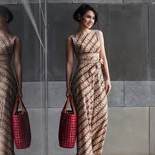 Kain Nusantara Model Dress Batik Batik Dress Batik Clothing
