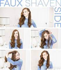 Faux Shaved Side Hair Tutorial Bobby Glam Blog Long Hair Styles Hair Styles Side Hairstyles