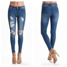 Distressed Skinny Jeans Boutique