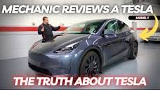 Mechanic Reviews a Tesla Model Y. The TRUTH About Tesla. - YouTube