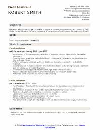 Maybe you would like to learn more about one of these? Field Assistant Resume Samples Qwikresume