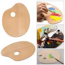 Rt sometimes my palette tray can come up with better stuff than i do. Kritne Wooden Palette Vintage Artist Oval Wooden Palette Oil Acrylic Paint Tray Wood Painting Tool Acrylic Painting Tray Walmart Com Walmart Com
