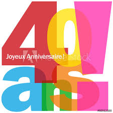 texte anniversaire 40 ans la quarantaine est un cap à aborder par les proches comme il se doit ! Carte 40 Ans Joyeux Anniversaire Fete Voeux Felicitations Buy This Stock Vector And Explore Similar Vectors At Adobe Stock Adobe Stock