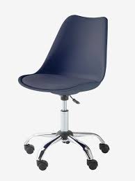 Fauteuil de bureau au meilleur prix. Chaise De Bureau Primaire A Roulettes Bleu Marine Vertbaudet