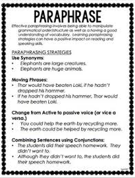 Paraphrasing With Magic Tricks Speech Therapy Synonyms Verb Tenses Essay Writing Skills Writing Instruction Paraphrasing Activities