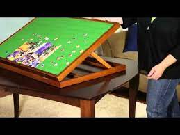This coffee table is a custom design and is unique for 15 best jigsaw puzzle tables: Puzzleboard Jigsaw Puzzle Storage Made Easy Youtube