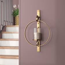 22x2x4 5 Inch Large Wall Mount Candleholders Black Metal Candle Holders Wall Art Home Decoration Metal Wall Sconce With Glass Art Maison Home Decor Kolhergroup Candles Holders