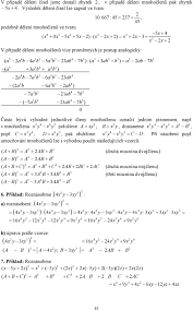 Sčítání a odečítání mnohočlenů je celkem jednoduchá záležitost. 3 Algebraicke Vyrazy 3 1 Mnohocleny Mnohocleny Jsou Zvlastnim Pripadem Vyrazu Mnohoclen Polynom Promenne Je Vyraz Tvaru Pdf Stazeni Zdarma