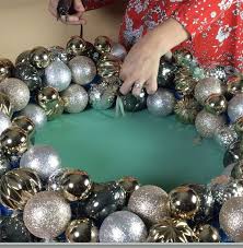 Diy Christmas Ornament Wreath Hometalk