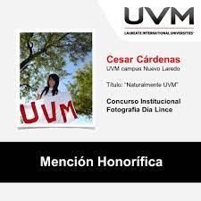 Felicitaciones A Cesar Cardenas De Uvmnuevolaredo Por Su Participacion Y Mencion Honorifica En El Concurso Institucional Fotografia Concursos Felicitaciones