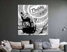 With his subversive imagery and often dark and humorous style, banksy enjoys to take an often satirical view point on. Banksy Wall Art The Real Banksy Famous Banksy Canvas Street Etsy Banksy Wall Art Banksy Canvas Prints Black And White Graffiti