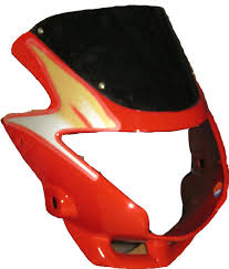 Add a little attitude to your ride with the headlamp visor. Glamour Red Headlight Visor At Rs 800 Piece S Bawana New Delhi Id 9859564730