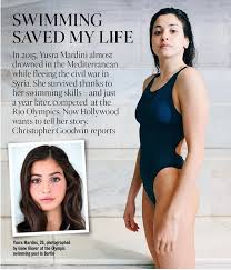 To thrill in the pool and to remind everyone of the value of refugees. Choose Love On Twitter From Syrian Refugee To Olympic Swimmer Yusra Mardini Nearly Drowned At Sea While Fleeing Syria A Year Later She Was Competing In The Rio Games Now Hollywood Wants