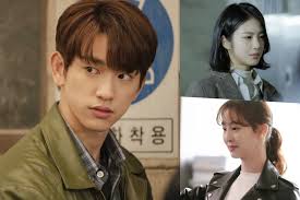 Different Ways Got7 S Jinyoung Shin Ye Eun And Dasom Investigate Crimes In He Is Psychometric Soompi Jinyoung Got7 Korean Drama Series