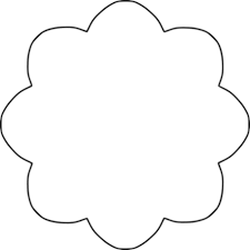Pin By Kimya Interior On Templates Penny Rug Patterns Penny Rug Flower Template