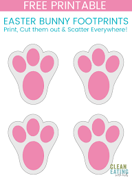 Printable Bunny Feet Clipart Easter Rabbit Face Clipart Eyes 20 Free Cliparts Cut Out The Footprints And Tape Them Along The Wall For A Decorative Look Johannask Images