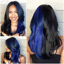 This trendy blue black hair could quickly steal people's hearts. 50 Awesome Blue Black Hair Color Looks Trending In December 2020