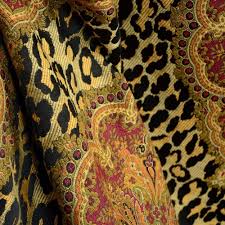 Black And Gold Fabric Upholstery I Am What I Am Black Black Gold Red Animal Damask Upholstery Fabric Damask Upholstery Fabric Upholstery Fabric Fabric Decor