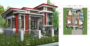 La Maison A Parking Et Jardin Salon Salle A Manger Et Cuisine 3 Chambres 3 Toilettes Et Salle De Bain En 2020 Plan Maison Moderne Decoration Maison Maison Moderne