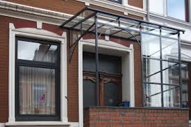 Pulverbeschichtete Hausturuberdachung Ronald Meyer Metallbau Stahlbau Hausturuberdachung Vordach Balkon Bausatz