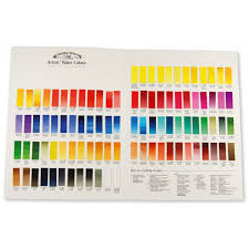 Winsor Newton Watercolour Chart Best Picture Of Chart