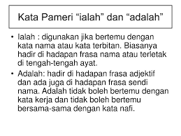 Apa perbedaan dari kata ialah dan adalah kapan kata tersebut digunakan quora. Ppt Modul Bahasa Melayu Stf Tahun 2008 Powerpoint Presentation Free Download Id 187204