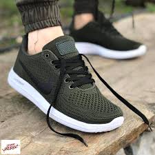 Nike Faylon Dokuma Spor Ayakkabi Haki Ayakkabi Erkek Ayakkabilar Nike
