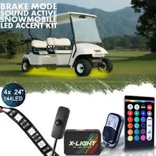 Led Custom Golf Cart Lighting Underglow Neon Lights Kit For Caddy Club Car Ezgo Ebay