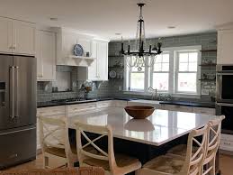 dreamy traditional kitchen with seaside