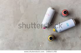 Closeup Old Cans Spray Paint On Stock Photo Edit Now 1466471780 Stock Photos Photo Editing Painting