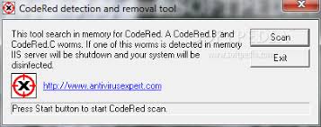 Why is it called code red? Download Codered Detection And Removal Tool 1 0 0 115