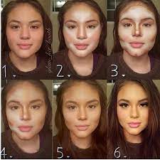 Make Your Face Look Thinner How To Contour Contour Makeup Pinterest Makeup Face Contouring