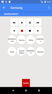 Luckily, when you connect via hdmi, panasonic has an app that allows you to easily switch between your tv's speakers and soundbar for audio. Samsung Sound Bar Remote Control For Android Apk Download