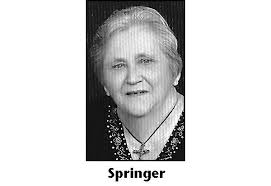 IRMA SPRINGER Obituary (1926